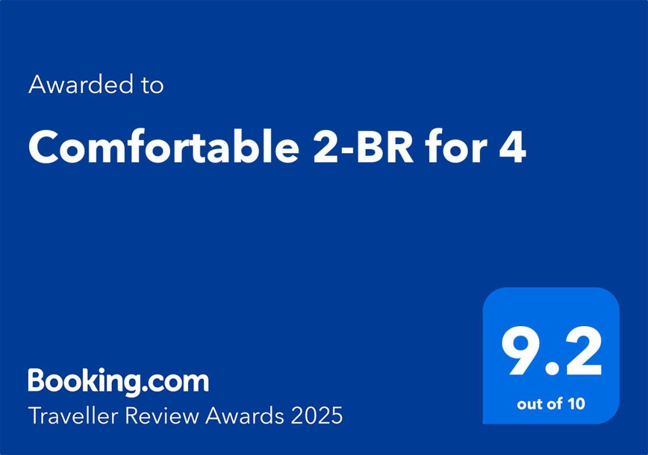Comfortable 2-br For 4 Appartement